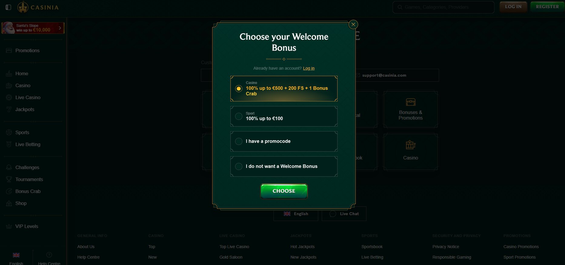 Casinia Casino New Zealand Review-casino.com